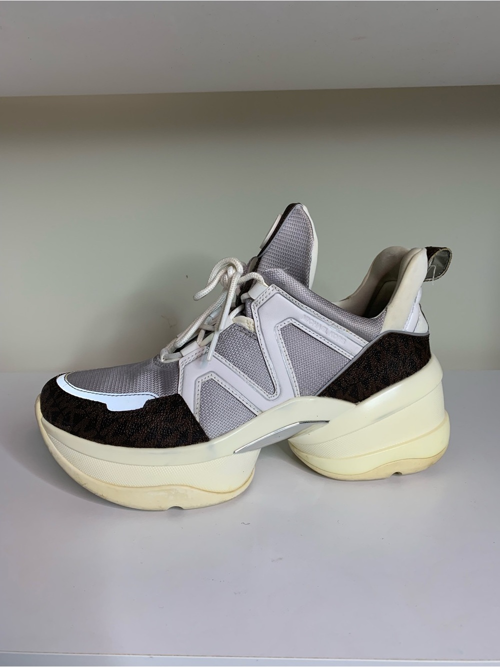 Michael Kors Olympia nylon trainer